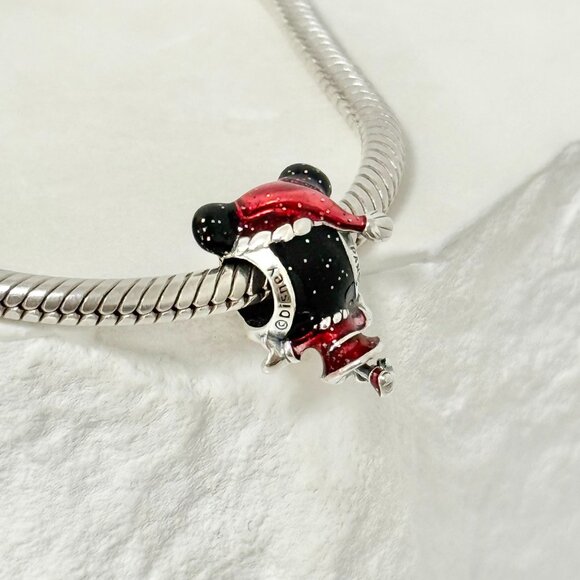 Pandora Disney Minnie Mouse Holiday Charm Sterling silver - Picture 4 of 5